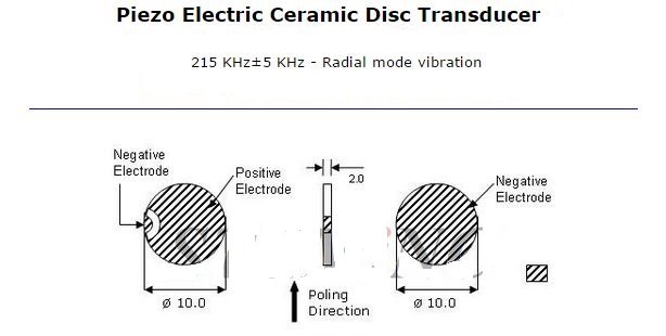 Piezo Electric Ceramic Disc Transducer